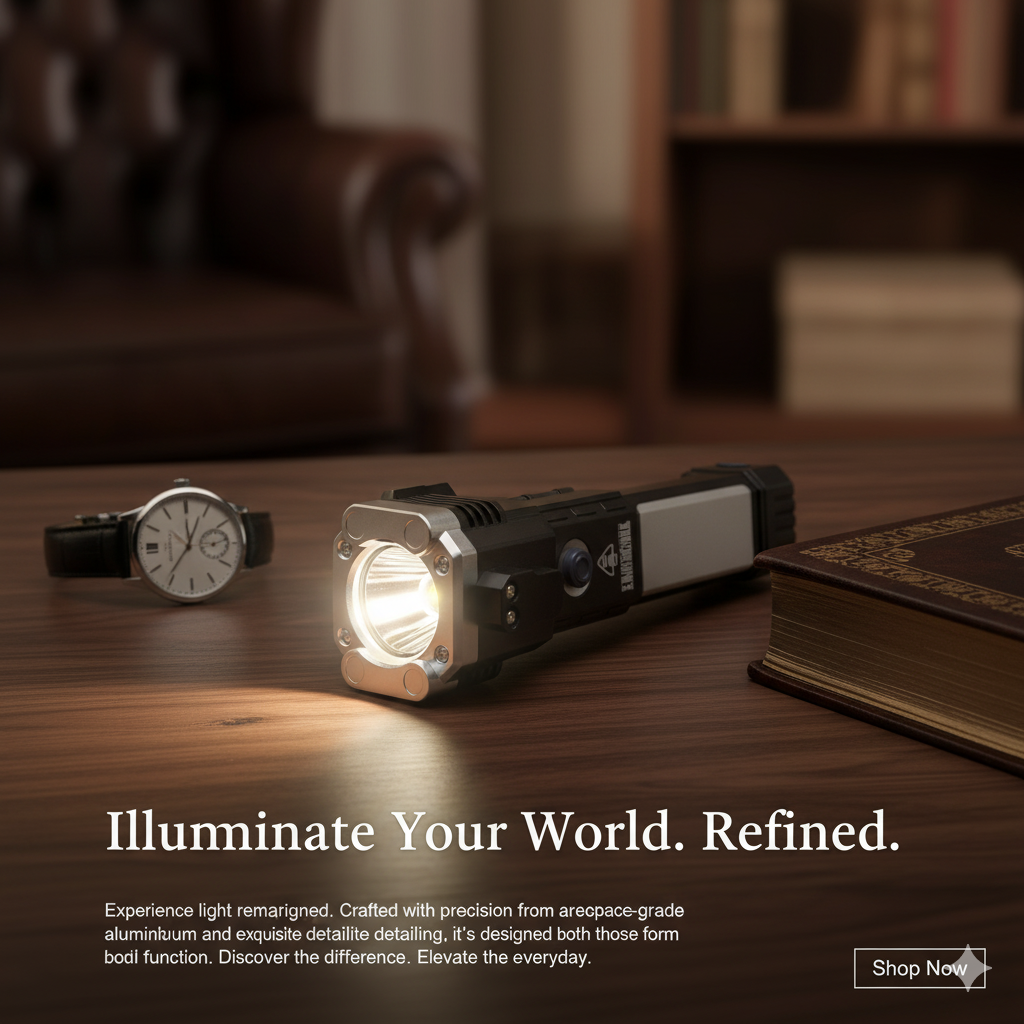 Portable Rechargeable Torch LED Flashlight